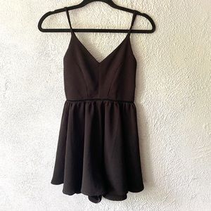 Black Mini Romper